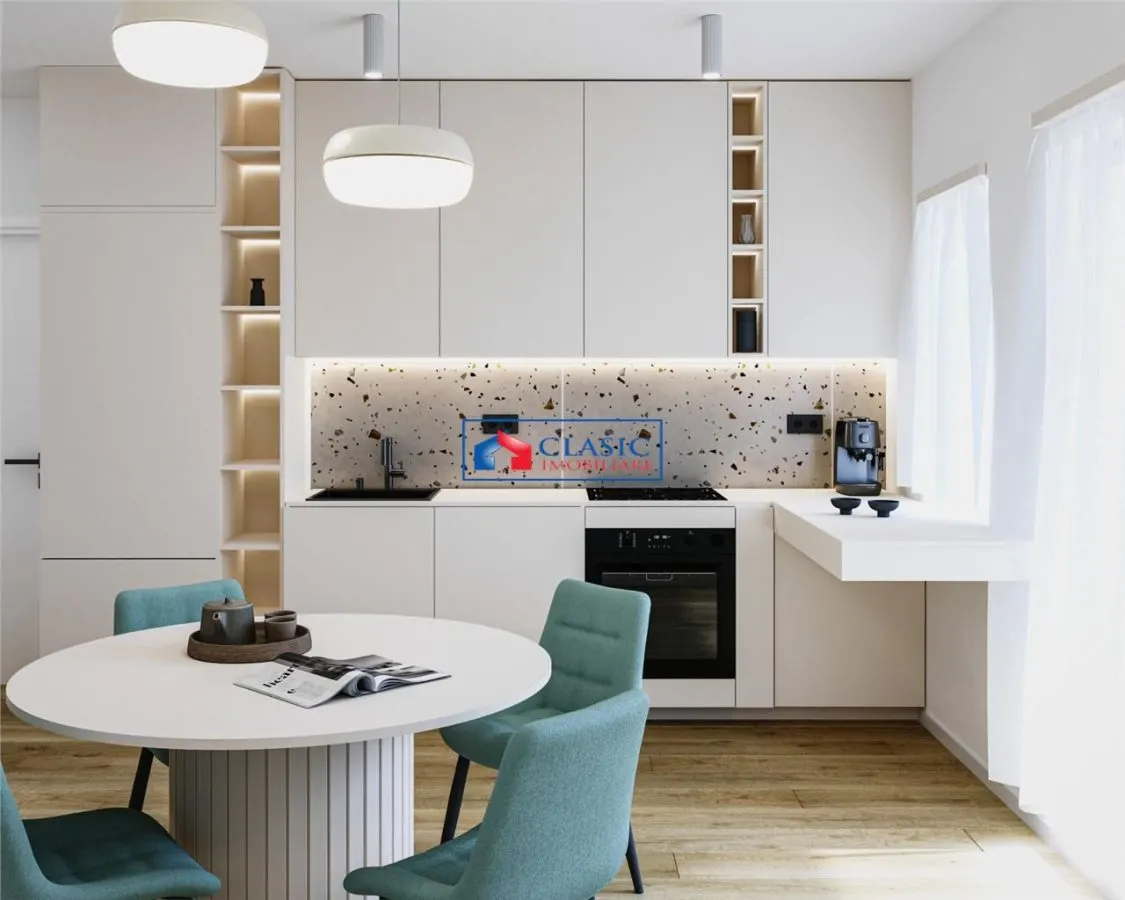 Vanzare apartament 2 camere modern bloc nou in Floresti- zona Mega Image Razoare - foto 5