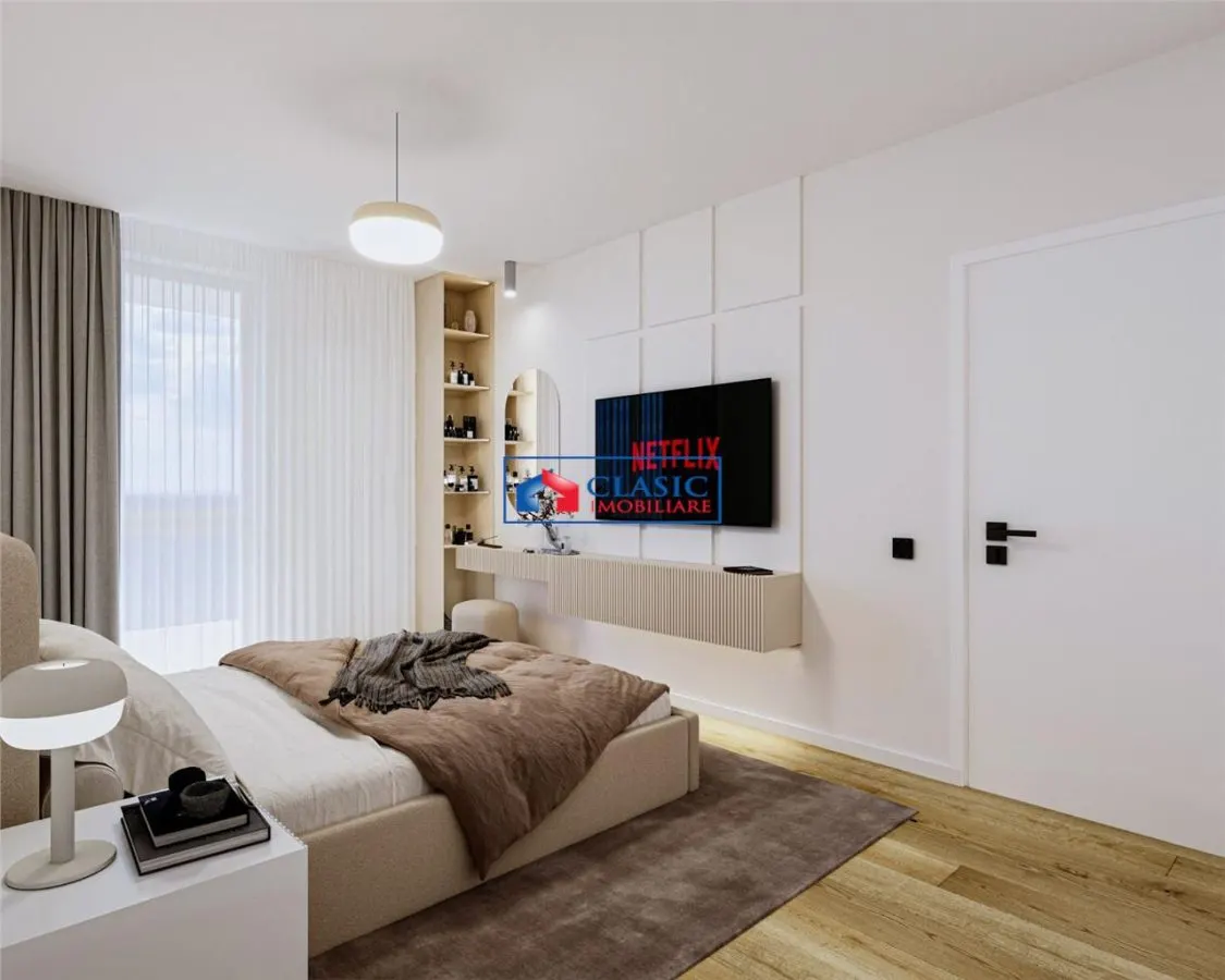Vanzare apartament 2 camere modern bloc nou in Floresti- zona Mega Image Razoare - foto 7