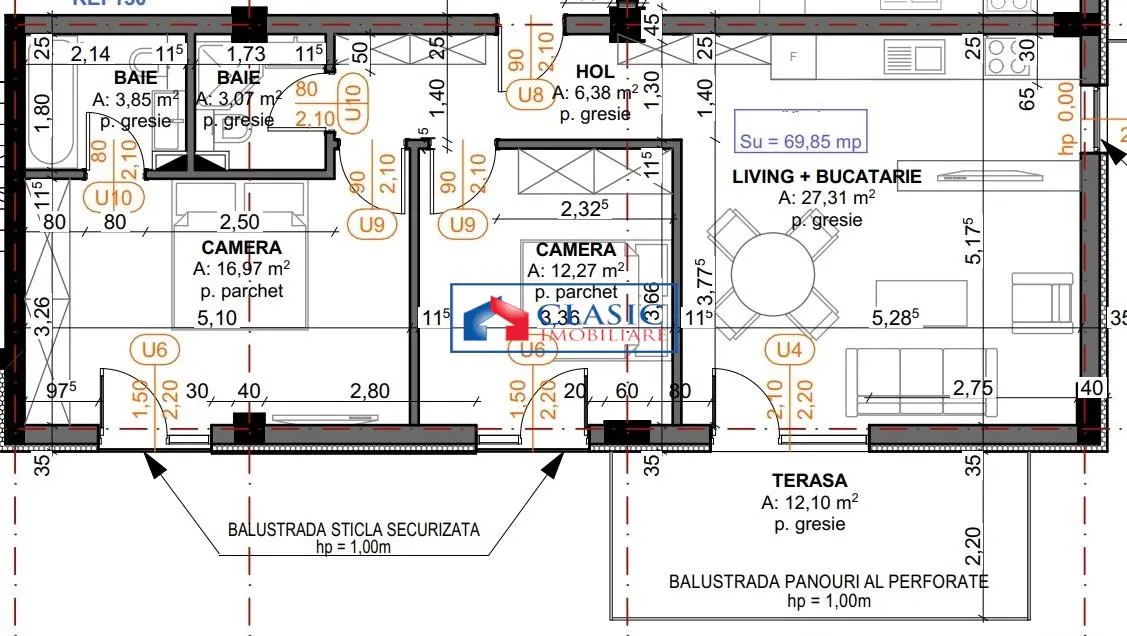Vanzare apartament 3 camere finisat bloc nou cu CF 3 km de Auchan Iris, Cluj-Napoca - foto 4