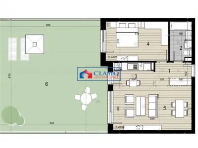 Vanzare apartament 2 camere de LUX cu gradina Centru The Office, Cluj-Napoca - foto 8