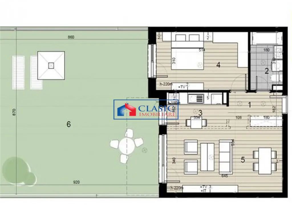 Vanzare apartament 2 camere de LUX cu gradina Centru The Office, Cluj-Napoca - foto 8