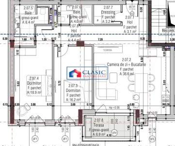 Apartament 3 camere in bloc nou, in apropiere de Piata Cipariu, Cartier Gheorgheni, Cluj-Napoca - foto 5