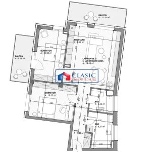 Vanzare apartament 3 camere de LUX locatie de exceptie Centru zona Piata Cipariu, Cluj-Napoca - Cluj-Napoca