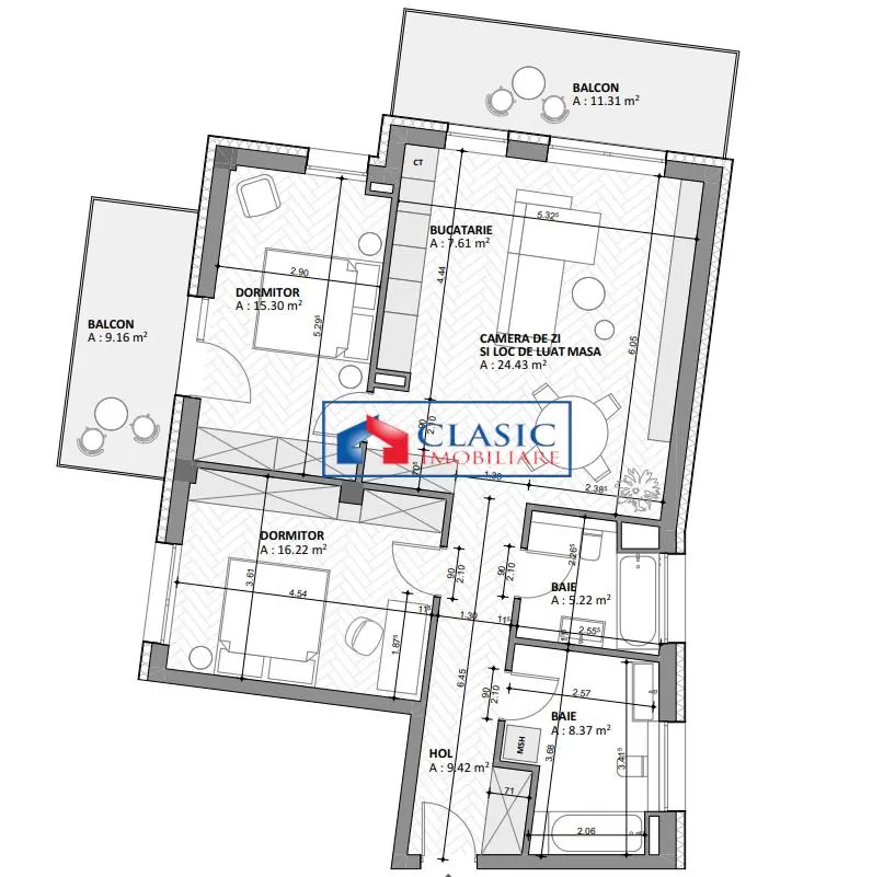 Vanzare apartament 3 camere de LUX locatie de exceptie Centru zona Piata Cipariu, Cluj-Napoca - foto 1