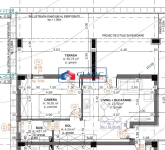 Vanzare apartament 2 camere cu terasa de 55 mp la 4 km Auchan Iris, Cluj-Napoca - foto 5