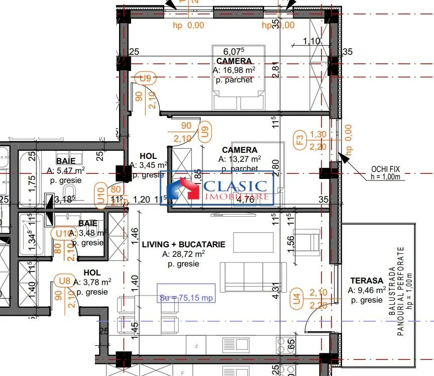 Vanzare apartament 3 camere bloc nou 4 km de Auchan Iris, Cluj-Napoca - foto 6