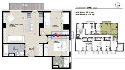 Apartament 3 camere, ansamblu rezidential nou, zona Marasti, strada Dorobantilor - foto 2