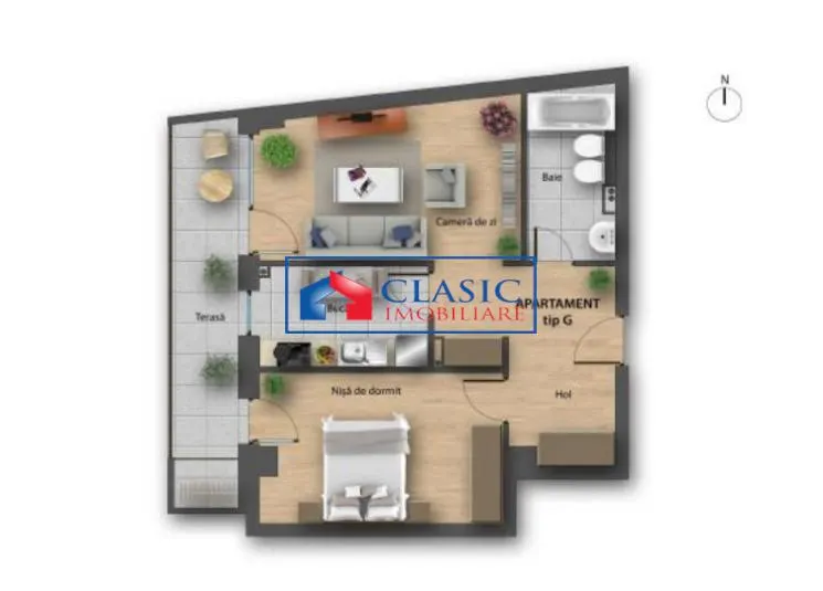 Vanzare apartament 2 camere decomandat, de LUX Buna Ziua zona LIDL, Cluj-Napoca - foto 12