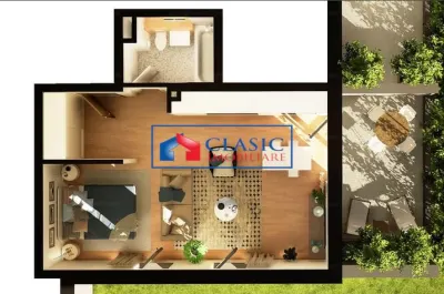Vanzare apartament o camera cu nisa de dormit zona Intre Lacuri Marasti, Cluj-Napoca - foto 4
