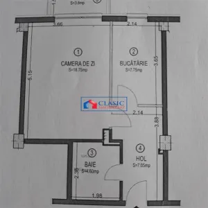 Vanzare apartament 1 camera bloc nou, finisat mdoern in Manastur- zona Campului - foto 8