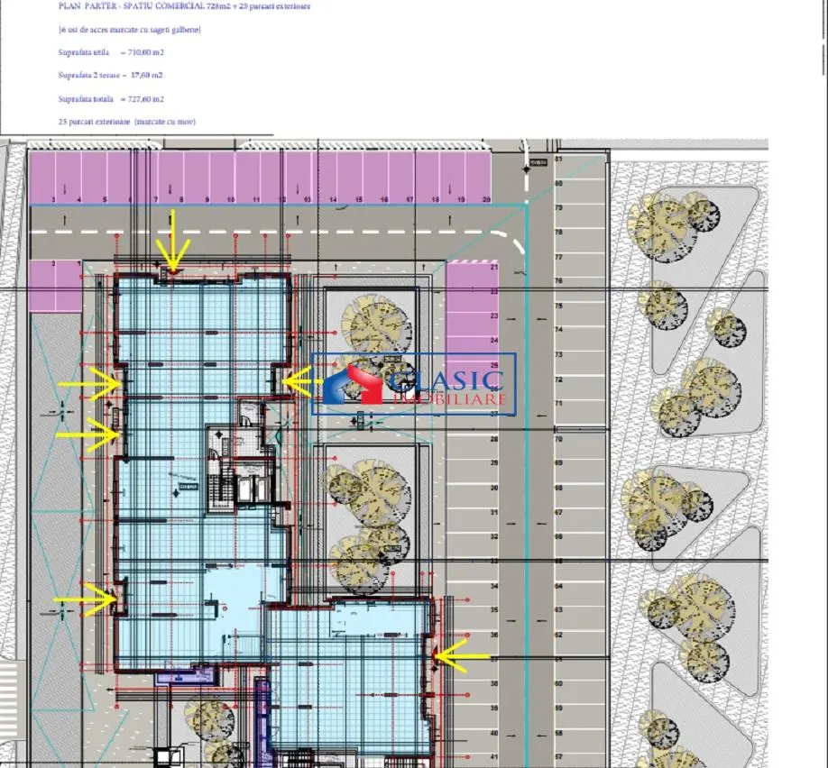 Inchiriere spatiu comercial cu suprafata utila de 710 mp in Marasti- zona Iulius Mall - foto 1