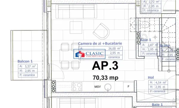 Apartament 3 camere Cluj-Napoca - poza 2