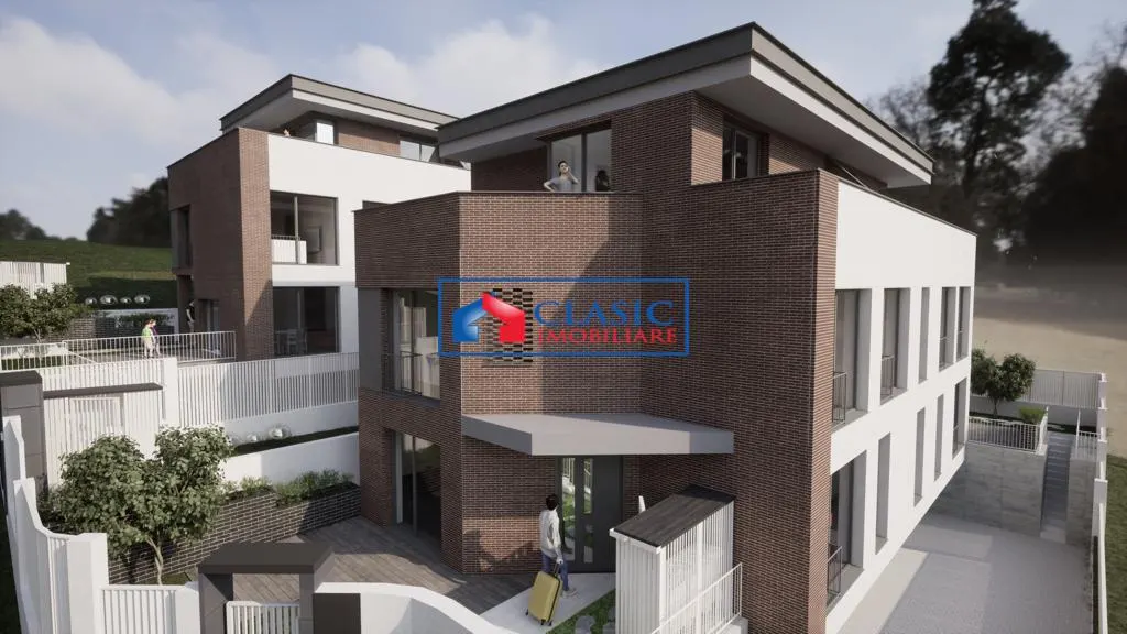 Vanzare teren cu panorama autorizat pentru duplex zona Biserica Sf Ioan Borhanci - foto 1