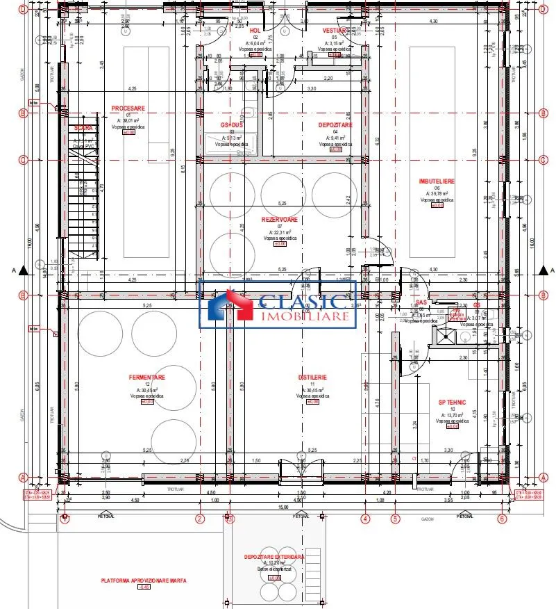 Vanzare teren cu hala pentru productie si depozitare zona Tureni, Feleacu - foto 3