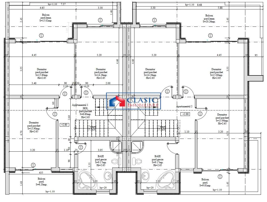 Vanzare casa tip duplex cu panorama, 6 camere, 200 mp zona Gardenia Borhanci - foto 7