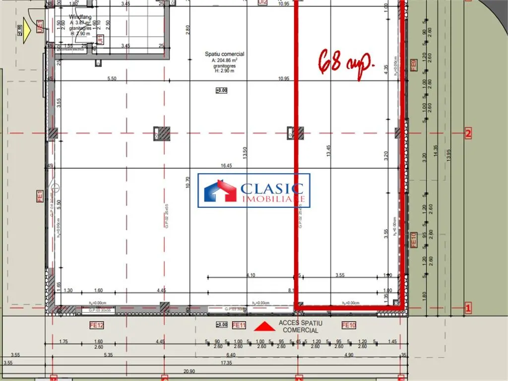 Inchiriere spatiu comercial suprafata 68 mp in Borhanci- zona TCI, Cluj Napoca - foto 1