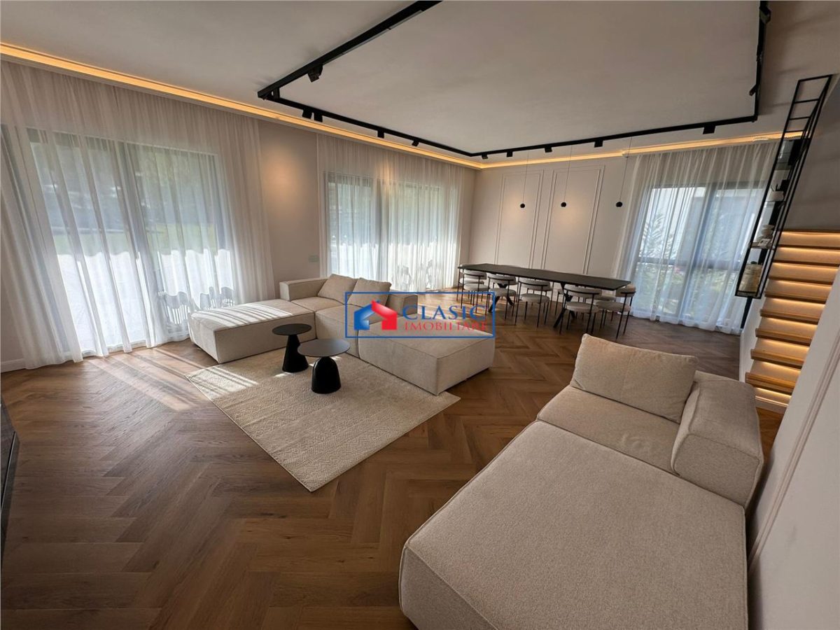 Vanzare casa individuala zona linistita, constructie noua, arhitectura moderna, piscina, alee privata, Andrei Muresanu - foto 10