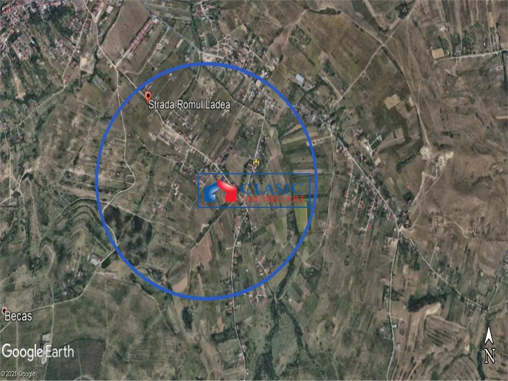 Vanzare teren 8500 mp cu PUZ, zona Borhanci/Becas, Cluj-Napoca! - foto 1
