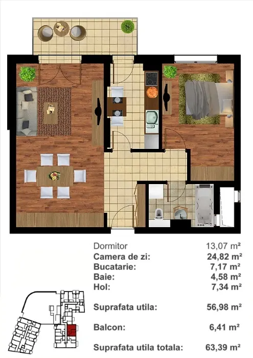 Vanzare apartament 2 camere bloc nou locatie premium in Centru- Pta Mihai Viteazu, Cluj-Napoca - foto 3