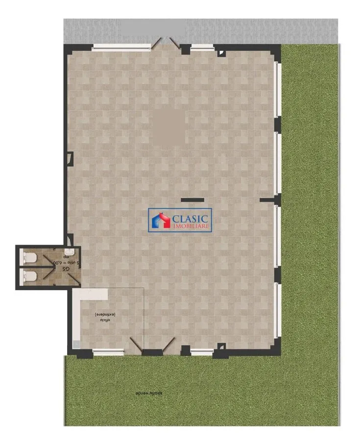 Vanzare spatiu comercial 215 mp cu vitrina la strada in Buna Ziua - foto 1