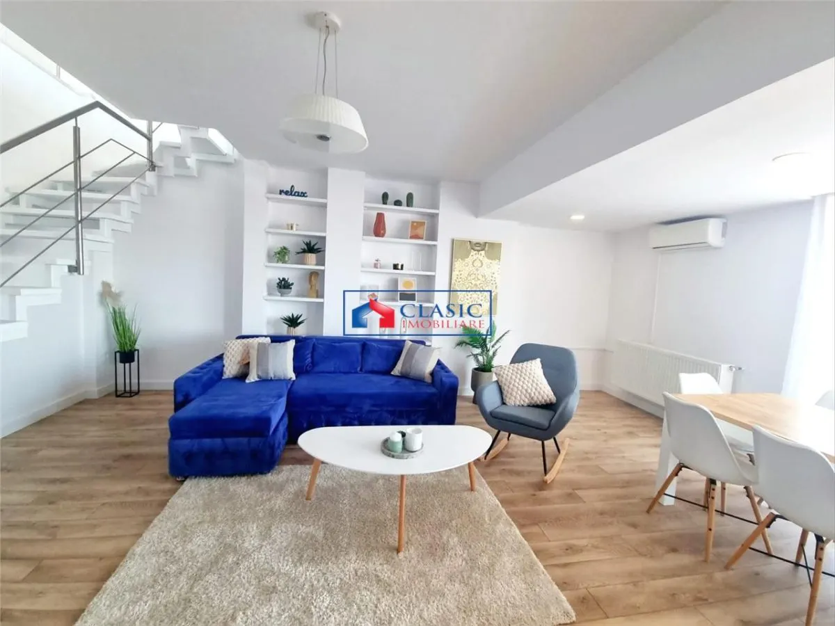 Inchiriere apartament tip penthouse 5 camere de LUX in Buna Ziua- zona Mega Image - foto 4