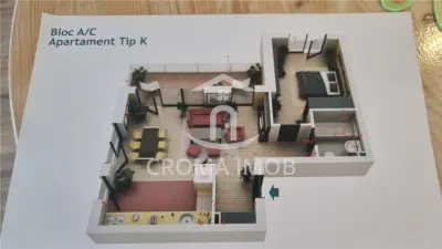 CromaImob Inchiriere apartament 2 camere, zona Albert, Evocasa - foto 11