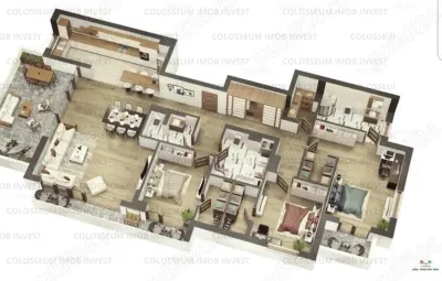 Penthouse cu 5 camere, decomandat - zona Noua - foto 10