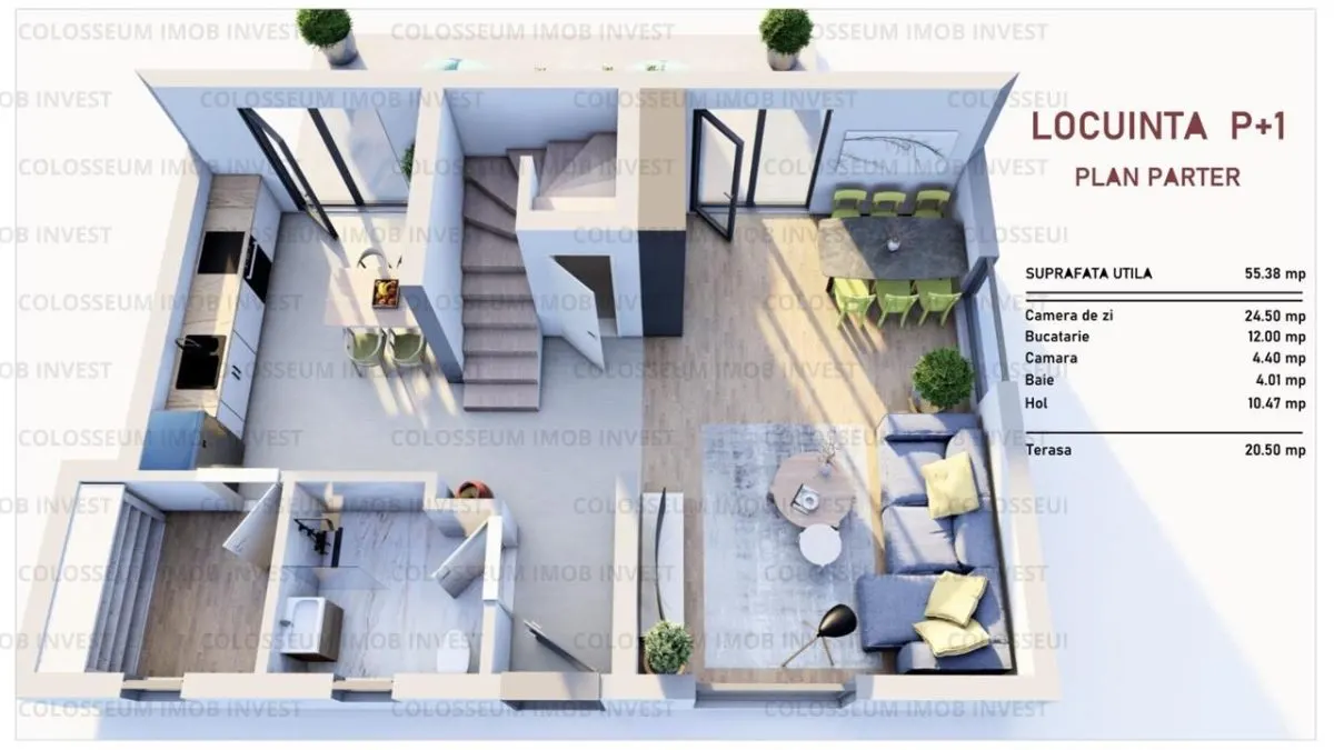 Casa individuala 4 camere P+1- zona Sanpetru - foto 7