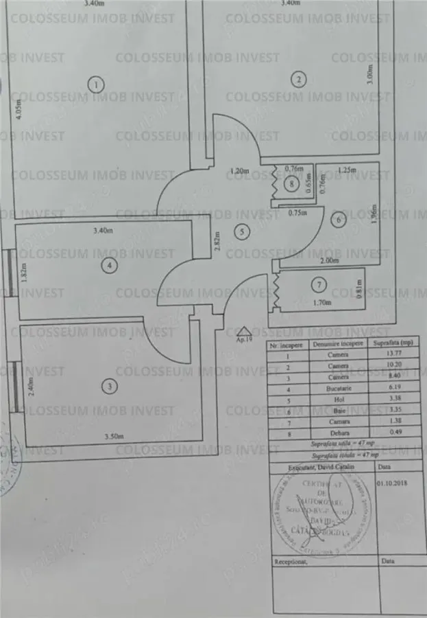 Apartament cu 3 camere, decomandat - zona Tractorul - foto 10