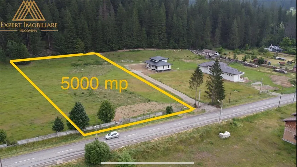Teren 5000 mp in oras Gura Humorului  toate utilitatile NEGOCIABIL - foto 1