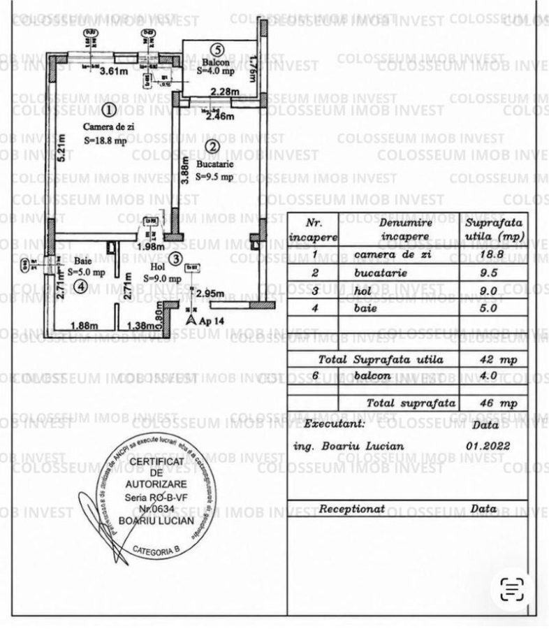 Apartament 2 camere open-space | mobilat si utilat - zona Sanpetru - foto 10
