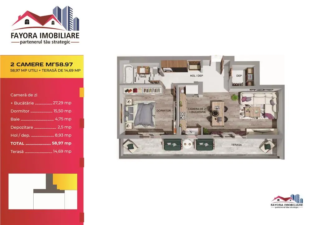 Apartament 2 Camere de Vanzare in Ansamblu Rezidential Nou - foto 5