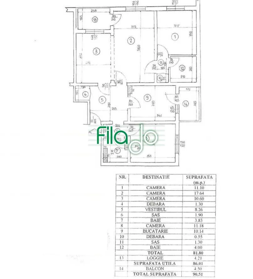 Apartament 4 camere transformate in 3, Basarabia - foto 8