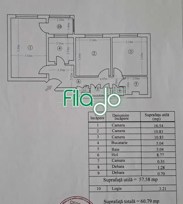 Apartament 3 camere Trapezului, Metrou Nicolae Grigorescu - foto 1