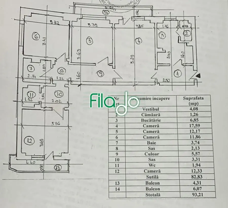 Apartament 4 camere cu centrala proprie, Costin Georgian, Parcul Morarilor - foto 13