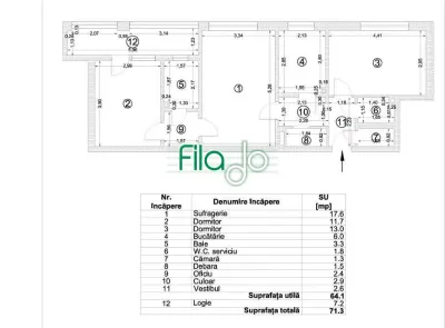 Apartament 3 camere Titan, Baba Novac - Bucuresti