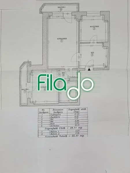 Apartament 2 camere 1 Decembrie 1918 - foto 13
