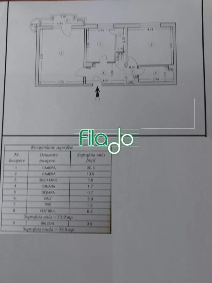 Apartament 2 camere Decebal, Piata Muncii - foto 2