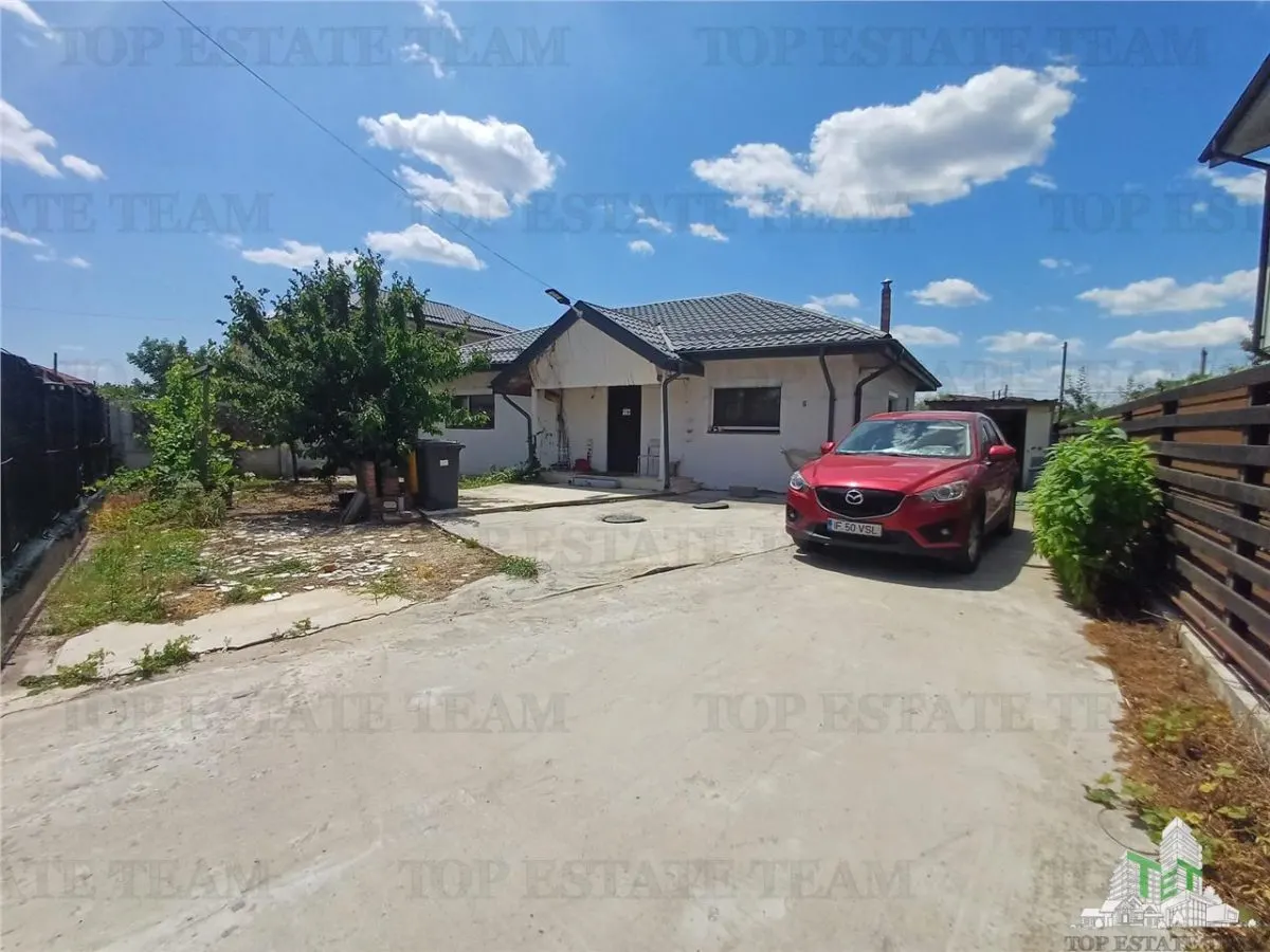 Vila individuala parter 3 camere cu teren 400mp intrare Domnesti - foto 1