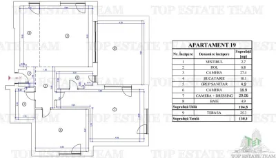 Apartament 3 camere bloc nou, de vanzare in Voluntari - foto 7