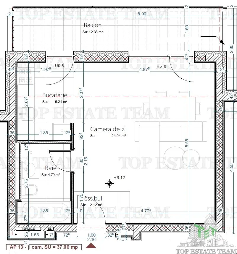 Studio in bloc nou de vanzare in Voluntari - foto 8