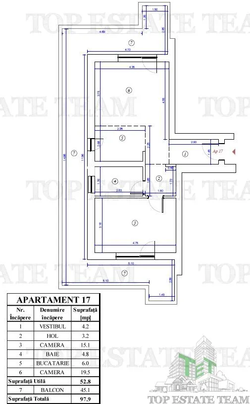 Apartament 2 camere in bloc nou, Voluntari - foto 8