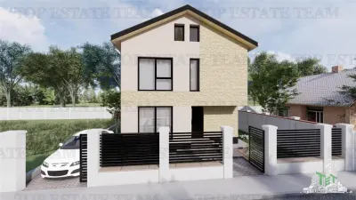 Vila  moderna, individuala cu 4 camere , 3 bai , Living , terasa acoperita, incalzilre in pardoseala, 2 locuri de parcare, Prel Ghencea, Bragadiru - foto 2