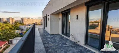 Penthouse 3 camere + terasa 184,2mp, finisaje de lux, cu priveliste senzationala, in Drumul Taberei aproape de Plazza Mall sector 6 - foto 6