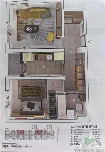 Apartament modern 2 camere,  toate utilitatile,incalzire in pardoseala, posibilitate loc de parcare acoperit, in BRAGADIRU, Prel. Gh Balcon , Bloc NOU - foto 1