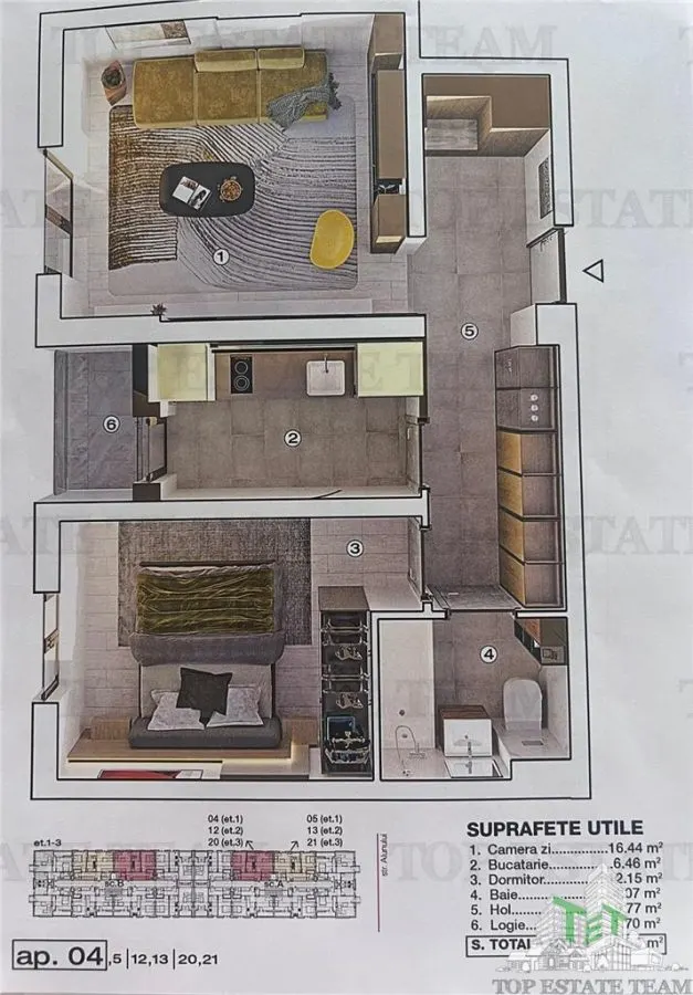 Apartament modern 2 camere,  toate utilitatile,incalzire in pardoseala, posibilitate loc de parcare acoperit, in BRAGADIRU, Prel. Gh Balcon , Bloc NOU - foto 1
