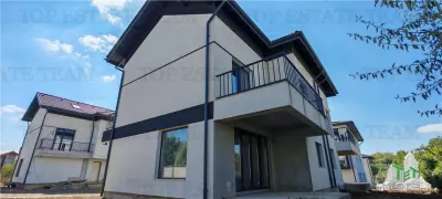 Vila individuala cuplata, in complex rezidential modern, cu 5 camere si mansarda de 77mp, 240mp teren, cu toate utilitatile, langa Parc Bragadiru - foto 1