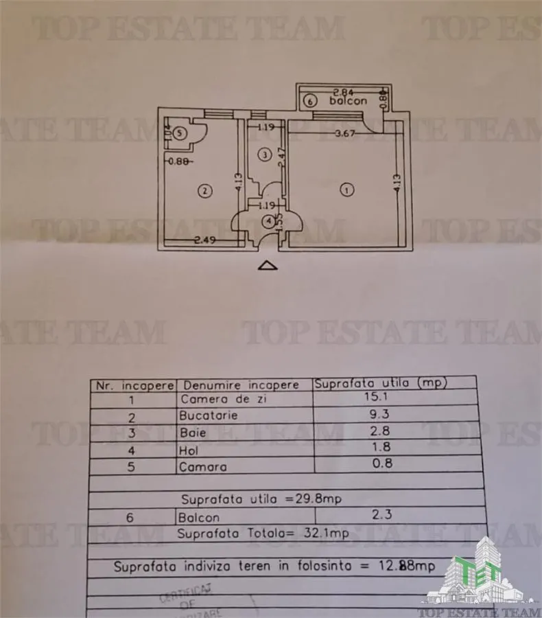 Apartament 1 camera - centru - Braila - vanzare - foto 6