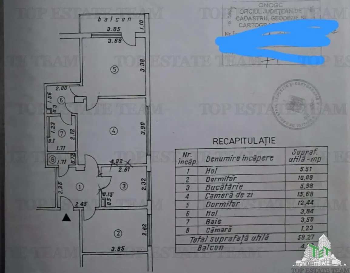 Apartament 3 cam. - Bloc Turn - vanzare - Braila - foto 7