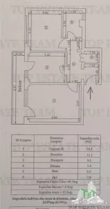 Apartament 2 cam. Vidin - scoala 20 - vanzare - Braila - foto 8
